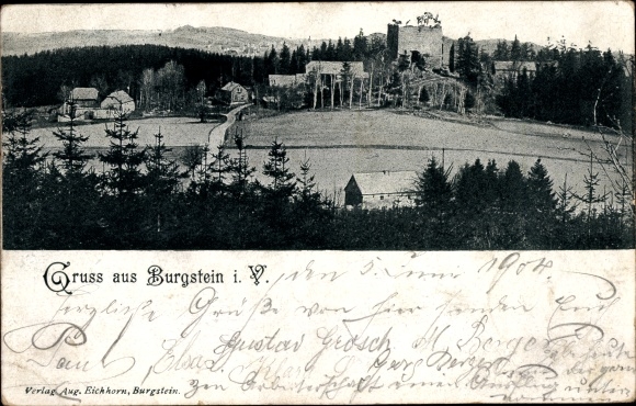 PC Burgstein Weischnitz in the Vogtland, partial view