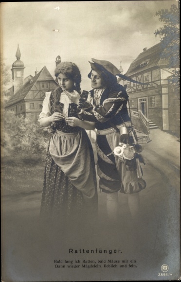 PC Hamelin on the Weser Lower Saxony, Pied Piper, scene design