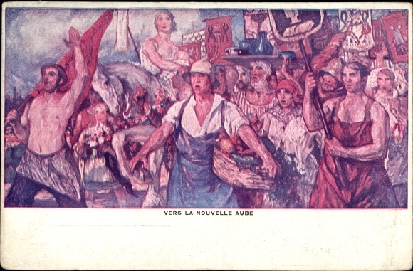 Artist Postcard Towards the new morning