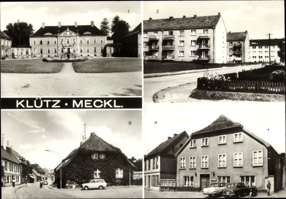 Postcard Klütz Mecklenburg, after-work home, on the Bamburg, Ernst-Thälmann-Strasse, HO restaurant Zum Zoll