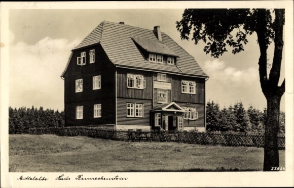 Postcard Benneckenstein Oberharz, youth hostel