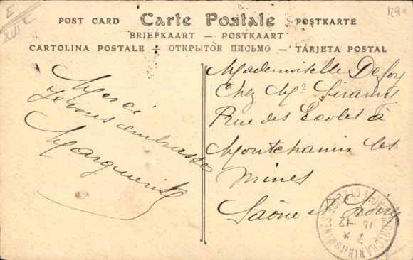 Ansichtkaart Paris Passy, Les Rues de Longchamp et Magdebourg