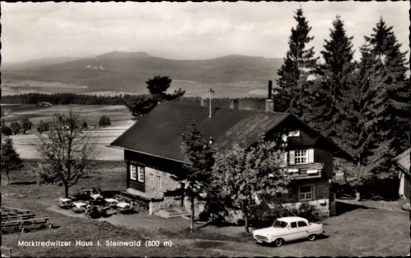 KP Marktredwitz w Fichtelgebirge, Marktredwitzer Haus w Steinwald (800 m)