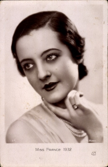 Photo PC Miss France 1932, portrait