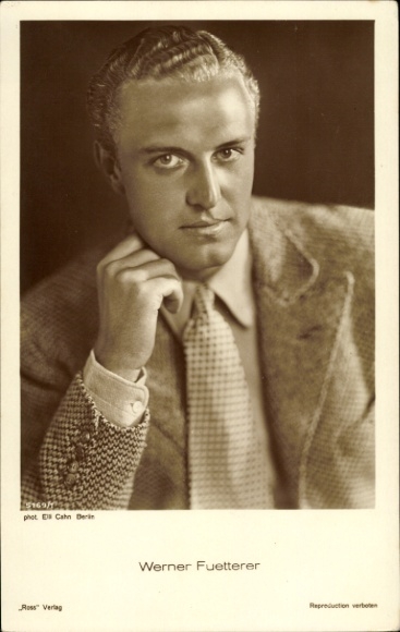 Ak Schauspieler Werner Fuetterer, Ross Verlag 5169 1, Portrait