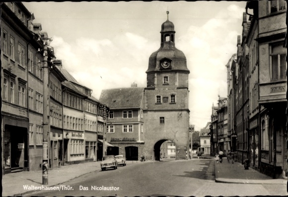 Ak Waltershausen in Thüringen, Nikolaustor