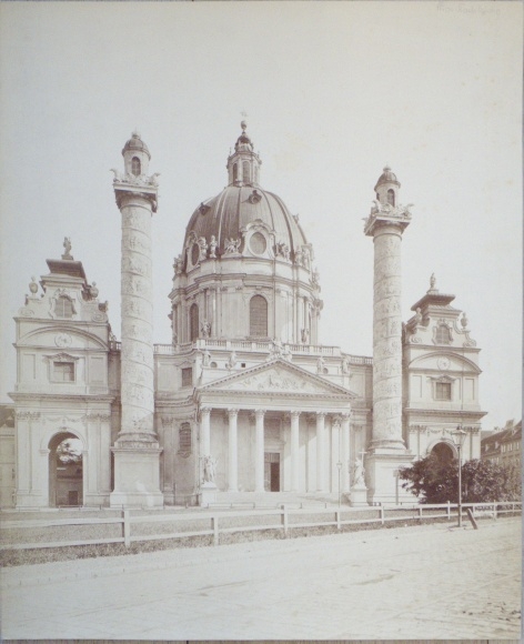 Photo Vienna 1 inner old town, around 1870, Karlskirche
