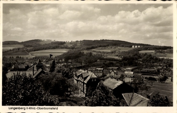 Postcard Langenberg Velbert in the Rhineland, Oberbornsfeld