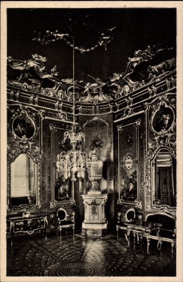 Postcard Würzburg am Main Lower Franconia, playroom in the Residence