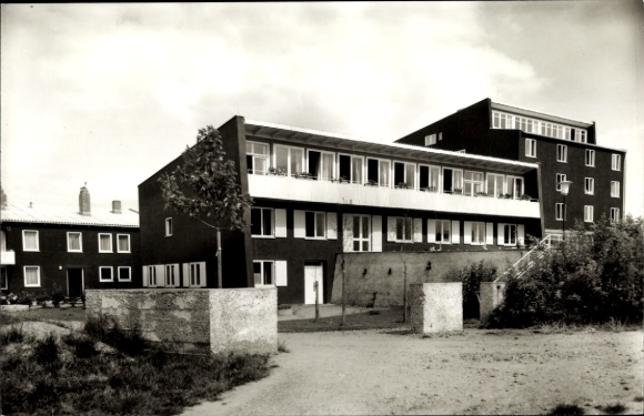 Postcard Uffenheim in Middle Franconia, Christian von Bomhard Heim, Evangelical boarding school