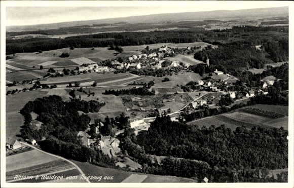 Ak Bad Waldsee in Oberschwaben Württemberg, Luftbild