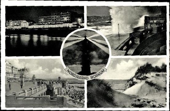 10 old PCs Insel Borkum, various views