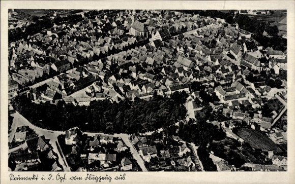 Postcard Neumarkt in der Oberpfalz, aerial photograph