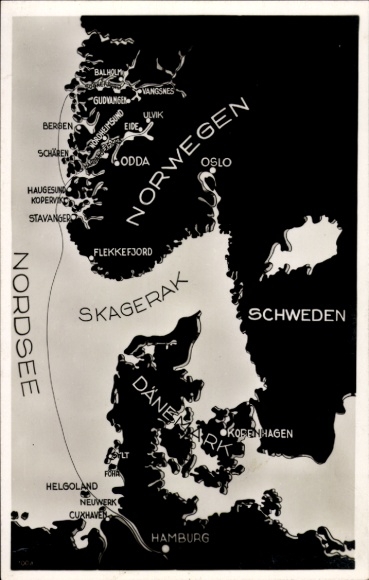 Mapy KP Travel Trasa w Hardanger i Sognefjord w Norwegii, Szwecji, Danii