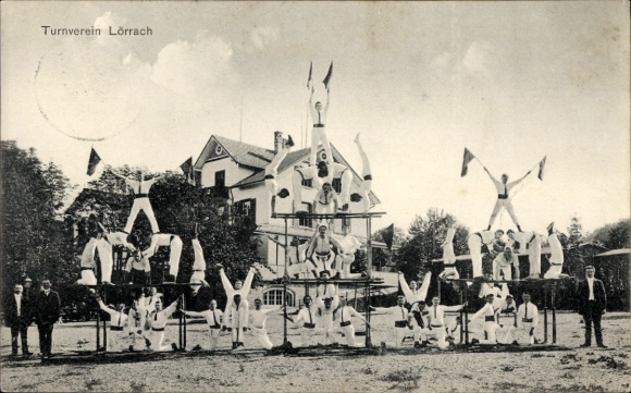 Ak Lörrach in Baden, Turnverein, Turner