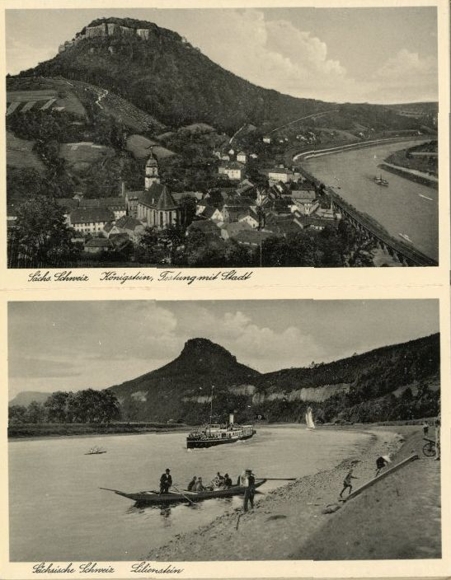 10 old PCs Saxon Switzerland, various views