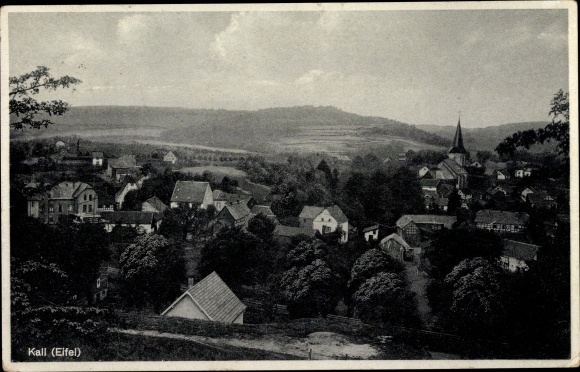 Postcard Kall in the Eifel, general view