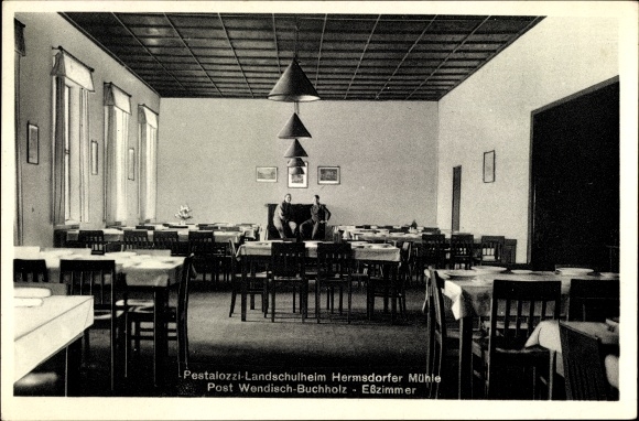 Postcard Wendisch Buchholz Märkisch Buchholz Dahme Spreewald, Pestalozzi Landschulheim Hermsdorfer Mühle