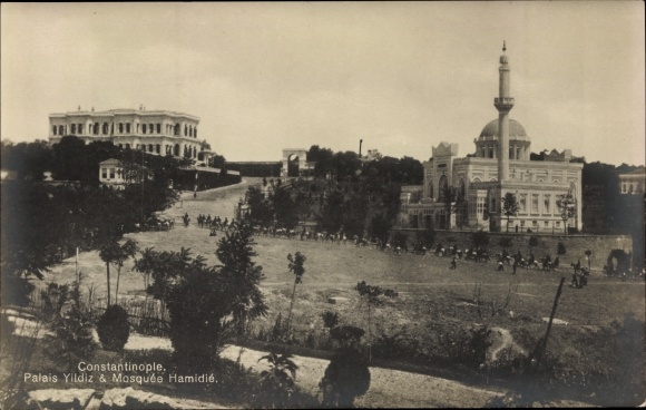 Postcard Konstantinopel Istanbul Türkei, Yildiz Palace, Hamidié Mosque
