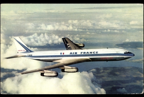 Samolot pasażerski KP French Air France, Boeing 707 Intercontinental, F-BHSB