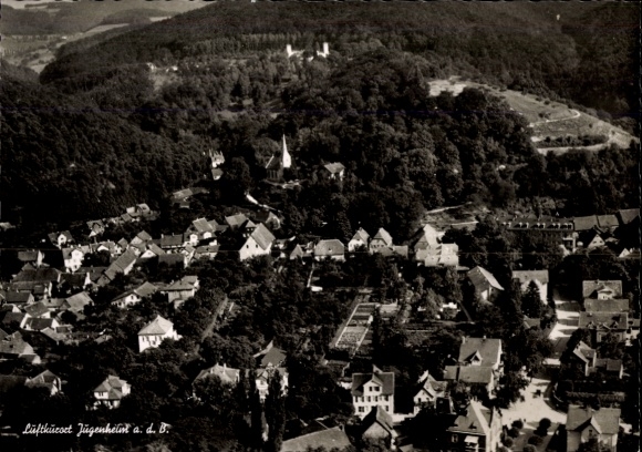 Ak Jugenheim, Luftaufnahme