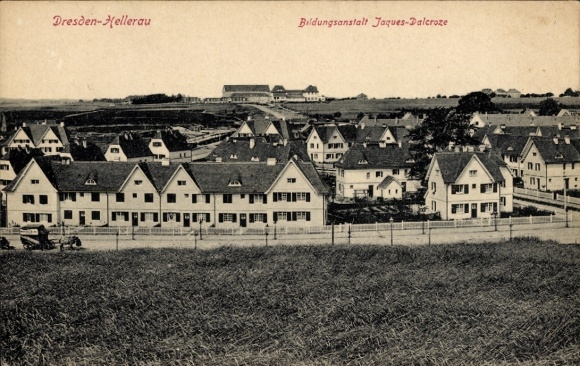 Ak Dresden Hellerau, onderwijsinstelling Jaques-Dalcroze