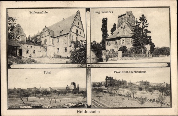 PC Heidesheim am Rhein, Schlossmühle, Burg Windeck, Provincial infirmary