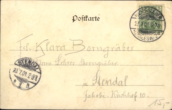 Postcard Haderslev Hadersleben Denmark, General. Schlesw.-Holst. Teachers' meeting in 1901, views of the town