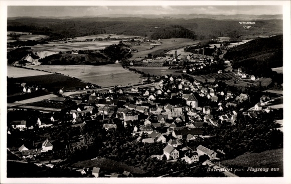 Postcard Baienfurt in Upper Swabia Württemberg, aerial photograph