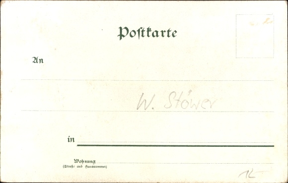 Kunstenaar Litho Stöwer, Willy, Duits oorlogsschip, SMS Duitsland, vlaggenschip, prins Heinrich