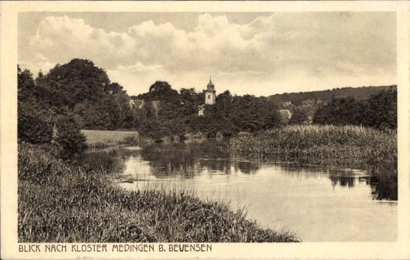 PC Medingen Bad Bevensen in Lower Saxony, panorama, Medingen monastery