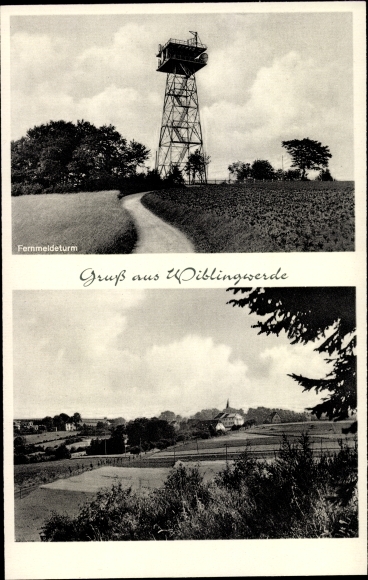 Ak Wiblingwerde im Sauerland, Fernmeldeturm, Gasthof Heinrich Winkhaus