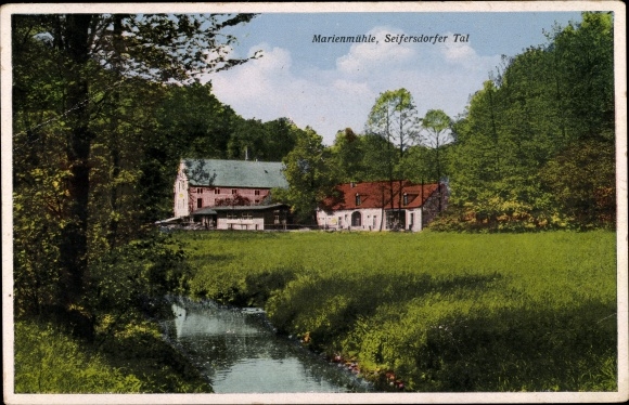 Postcard Seifersdorf Wachau district of Bautzen, Marienmühle in Seifersdorfer Tal, Voigt