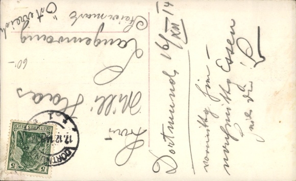 Postcard Field Marshal Paul von Hindenburg