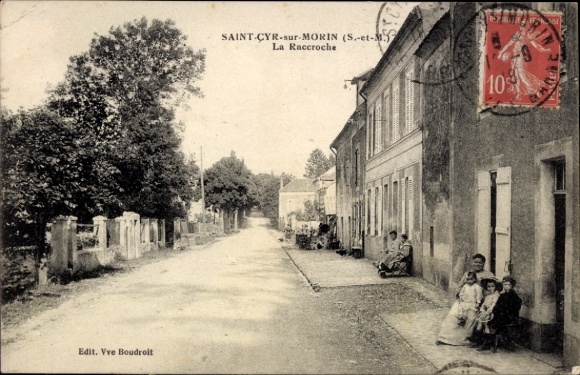 Ak Saint Cyr sur Morin Seine et Marne, La Raccroche