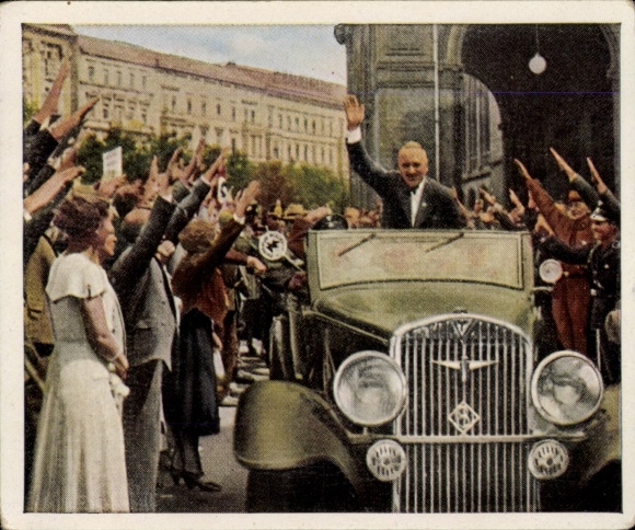 Collector's picture The post-war period No. 215 June 1933 Germany leaves Int. Workers' Conference, Dr. Ley