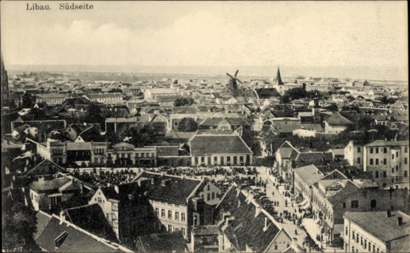 KP Liepaja Libau Łotwa, strona południowa, widok ogólny