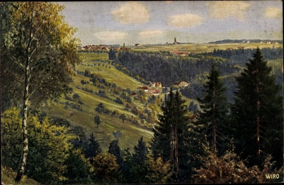 Artysta KP Freudenstadt w Schwarzwaldzie, Christophstal, Panorama