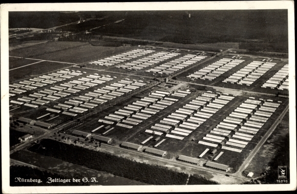 PC Nuremberg, Nazi Party Rally, SA tent camp, airman photo, latch &amp; Co. 15270