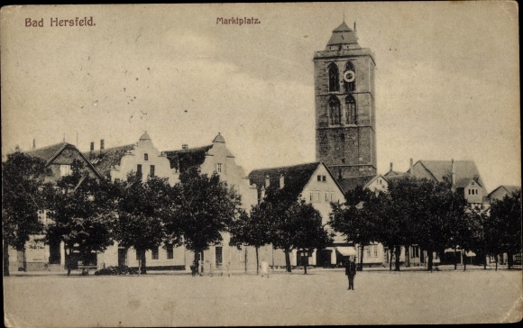 PC Bad Hersfeld Hesse, market square
