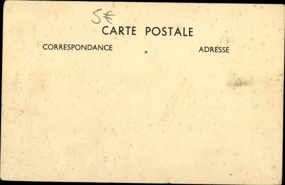 Postcard French pilot Jean Mermoz, portrait