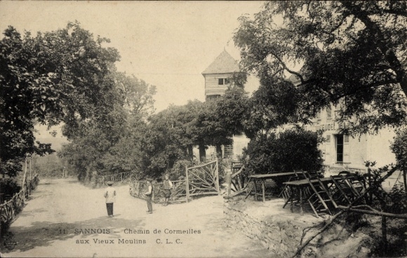 Ak Sannois Val d’Oise, Chemin de Cormeilles