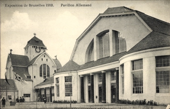 Wystawa Światowa w Brukseli 1910, Pawilon Niemiecki, Sale Niemieckie