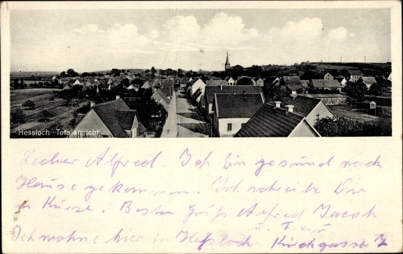 PC Dittelsheim Hessloch im Wonnegau, total view of the village