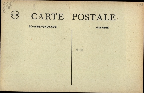 Postcard Charleval Eure, The Andelle Bridge