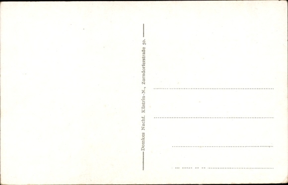 Postcard Kostrzyn nad Odrą Cüstrin Küstrin Ostbrandenburg, castle, ship