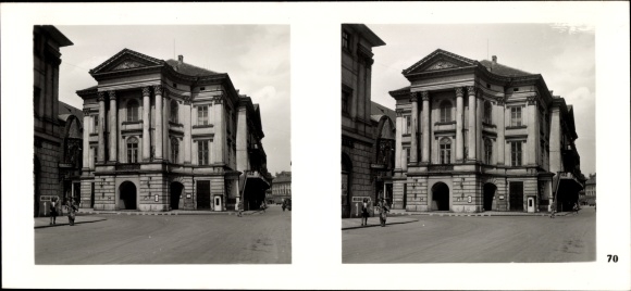 Stereofoniczny obraz przestrzenny zdjęcie Praga Praga, Stare Miasto, Teatr Osiedlowy, Teatr Niemiecki