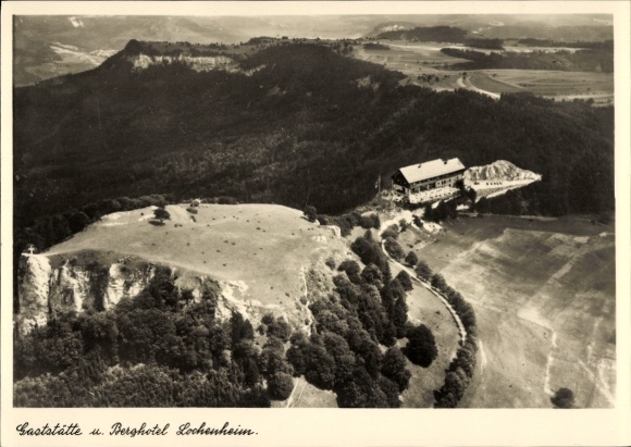 Postcard Weilstetten Balingen in Württemberg, Lochen, Lochenheim, aerial photograph