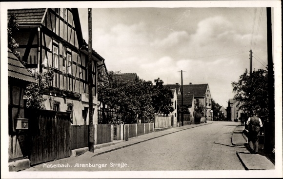 Ansichtkaart Haselbach bij Altenburg Thüringen, Altenburger Straße