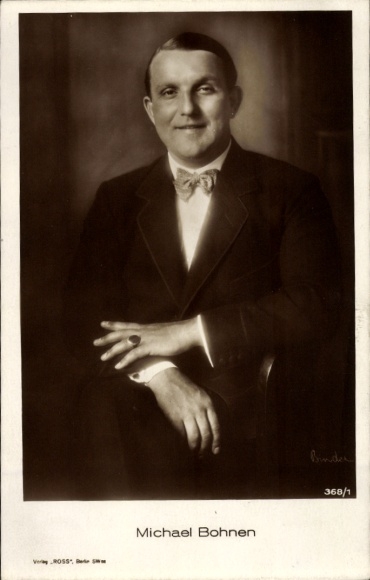 Picture Actor Michael Bohnen, Portrait, Ross Verlag 368 1